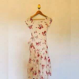 Perfect Rebecca Taylor floral tiered maxi dress